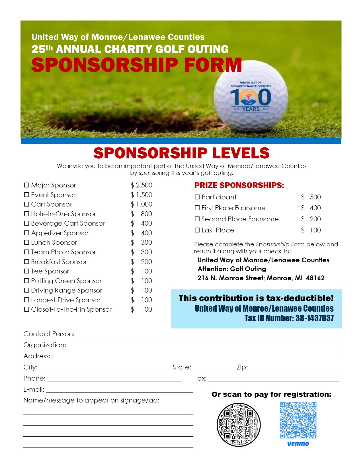 Golf Outing 2025