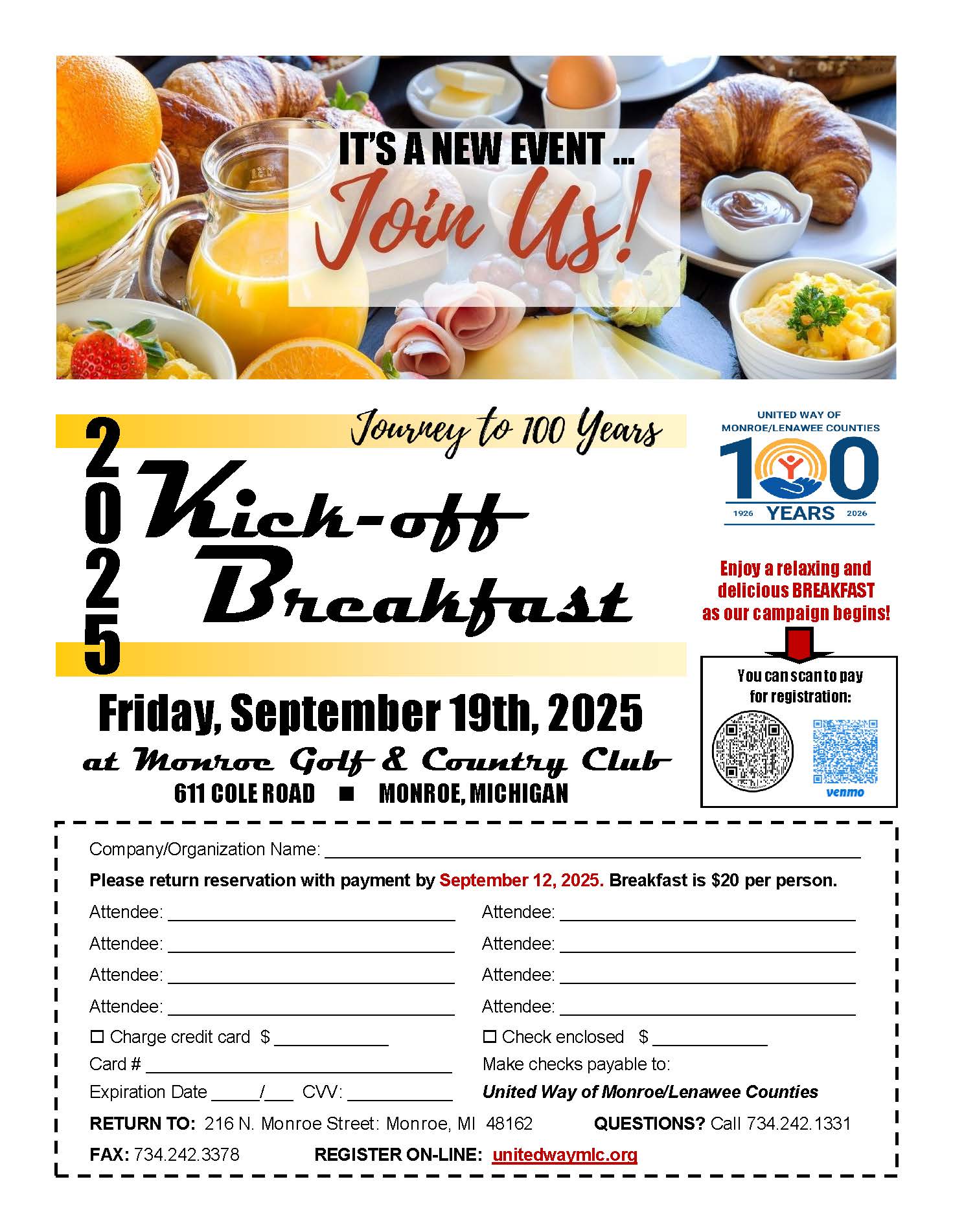 Kick-off Breakfast